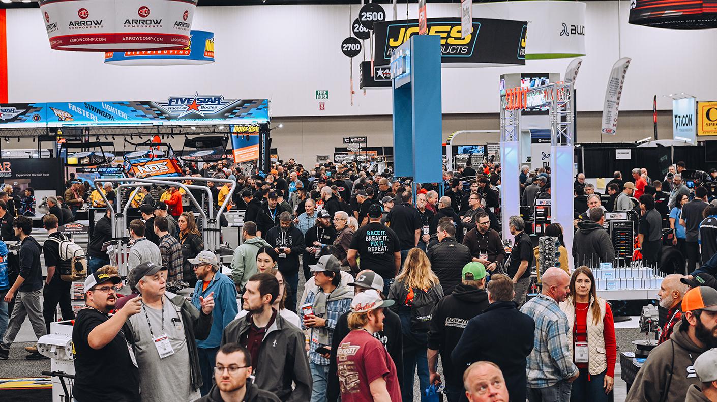 A packed PRI Show floor.