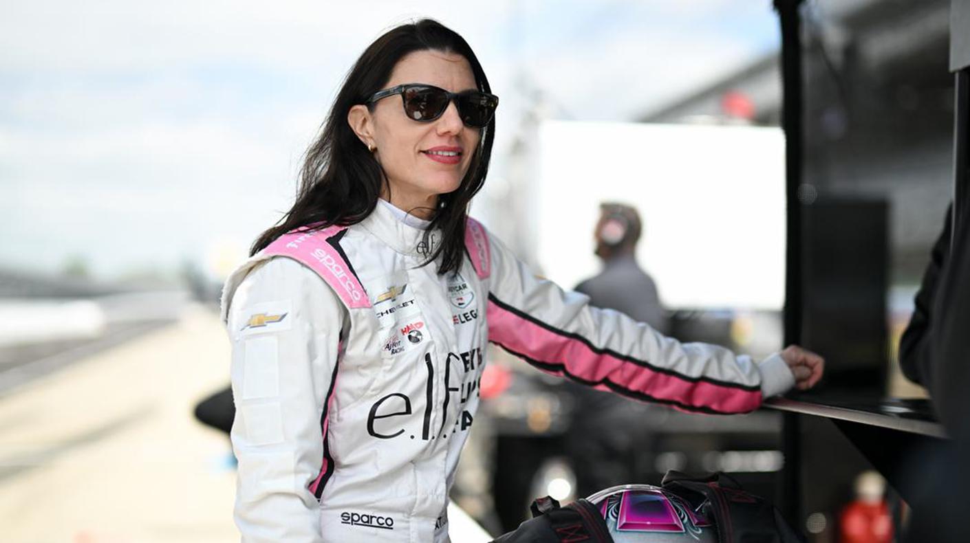Katherine Legge at IMS.