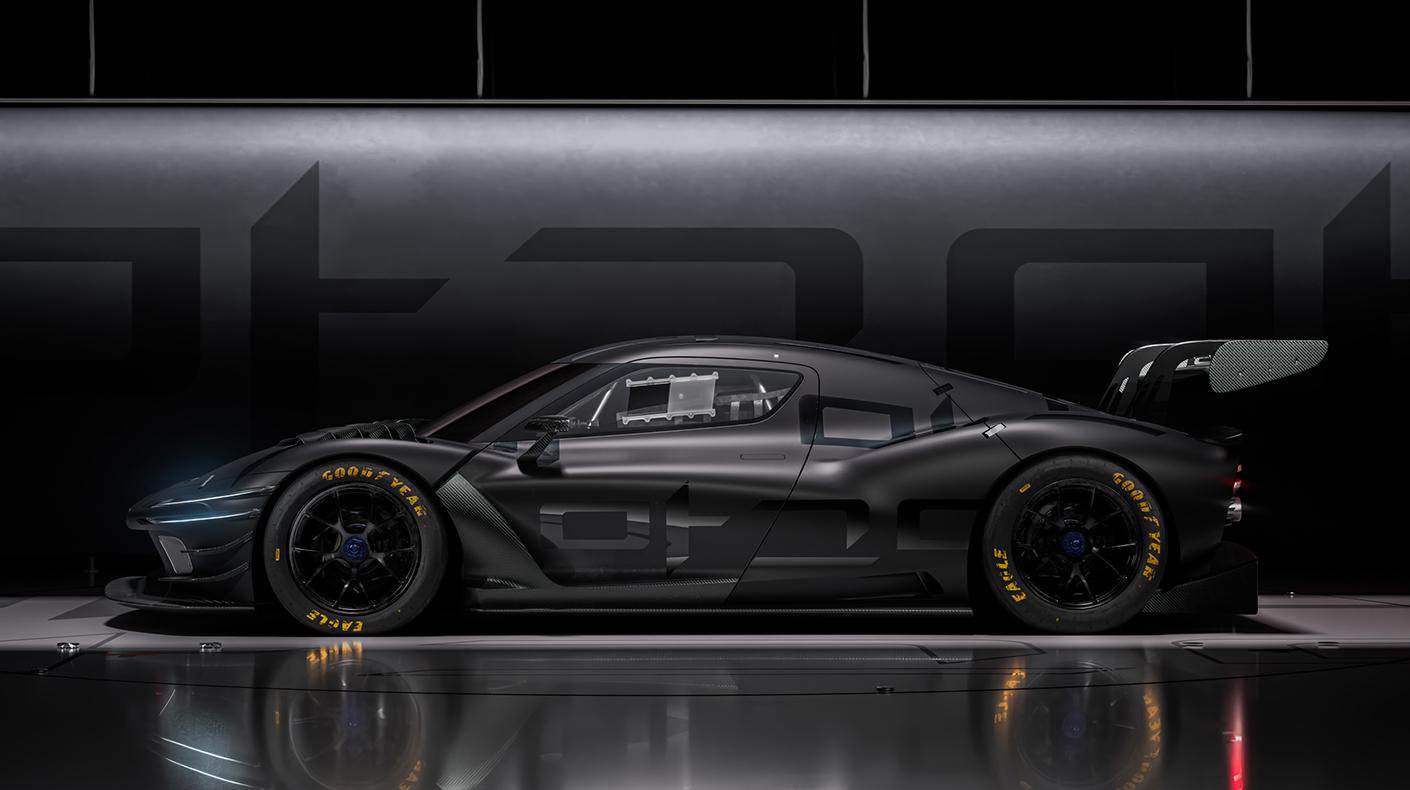 A rendering of the Genesis Magma GT3 Concept.