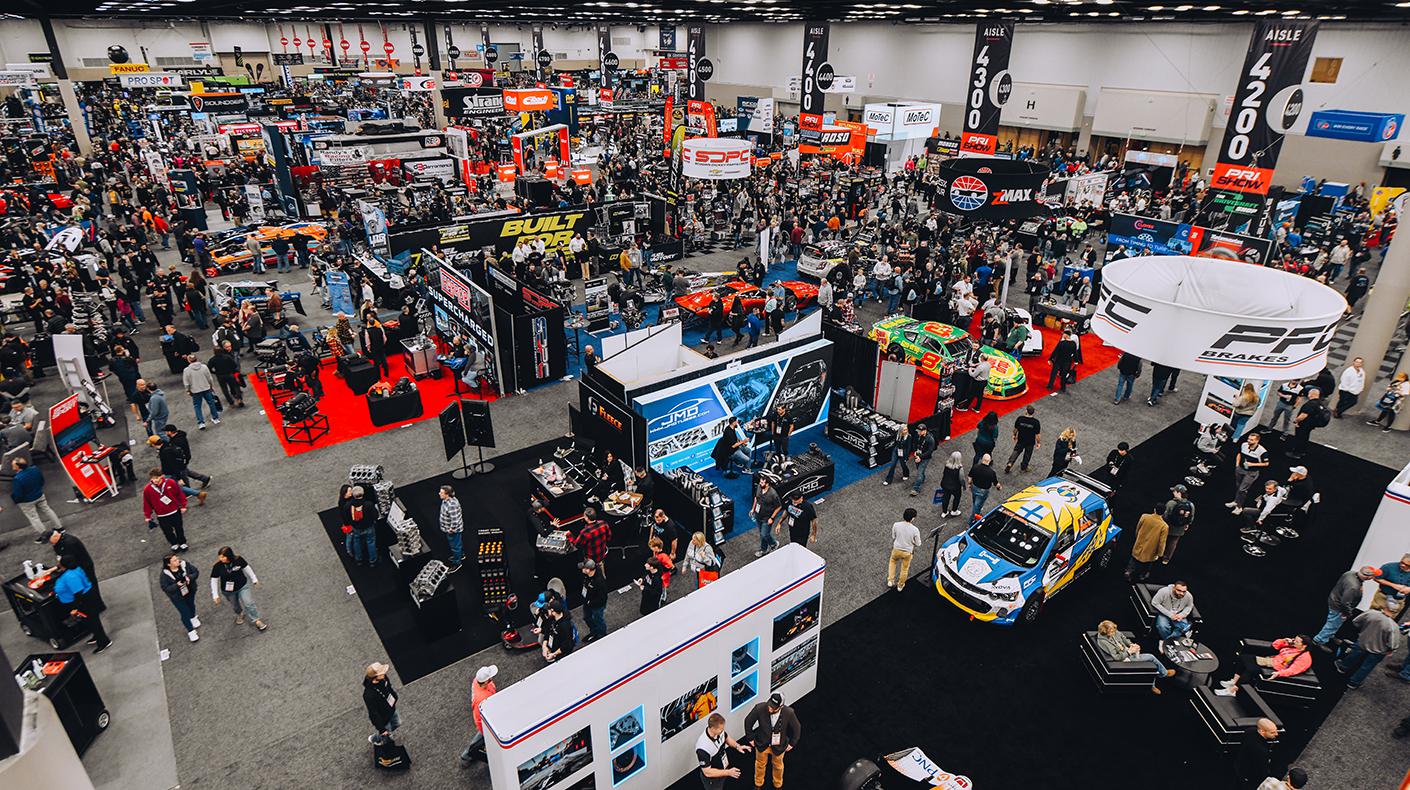 A busy PRI Show floor.