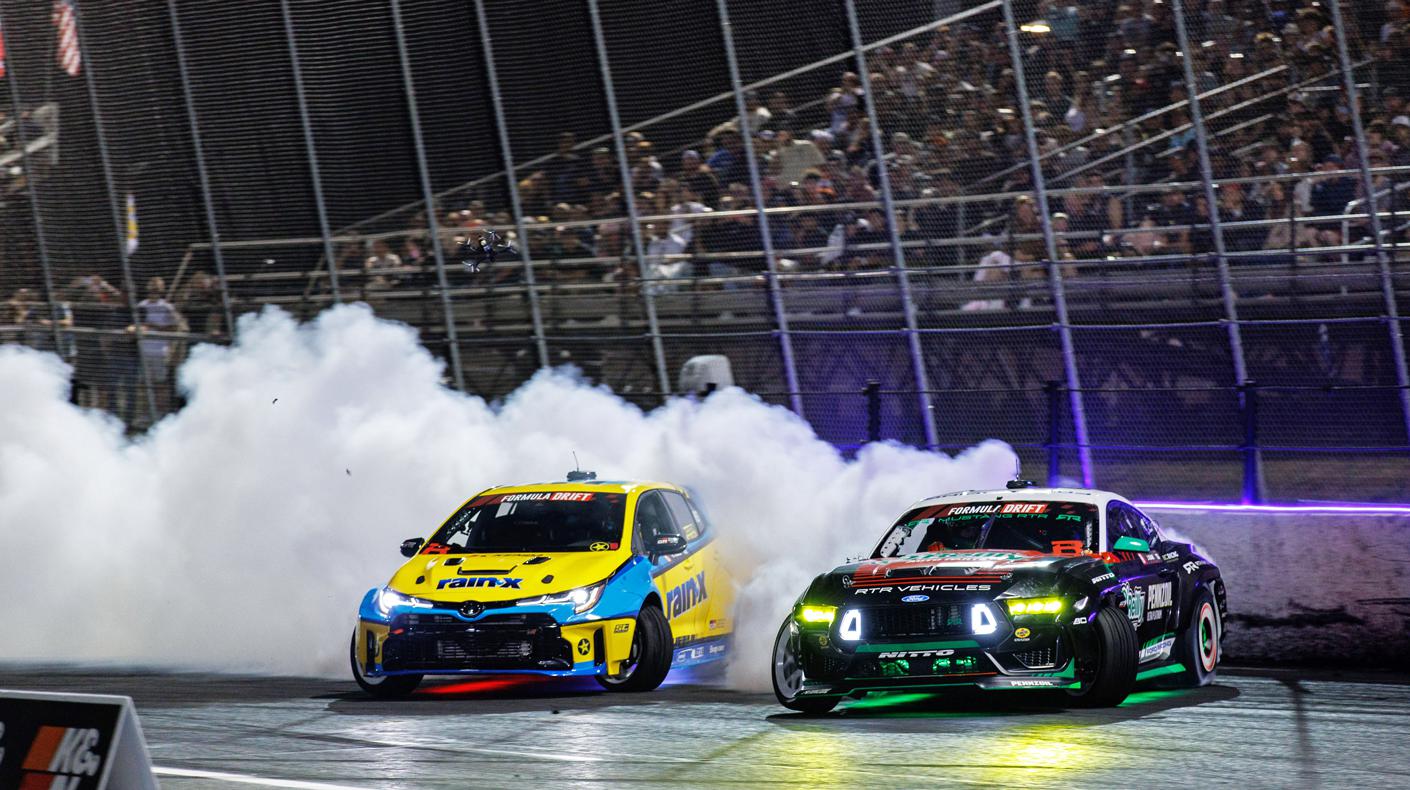 Two drift cars. Larry Chen photo.