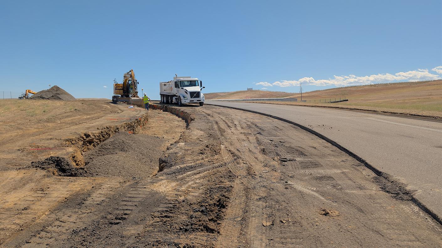 Thunderhill Raceway Park during the repave.