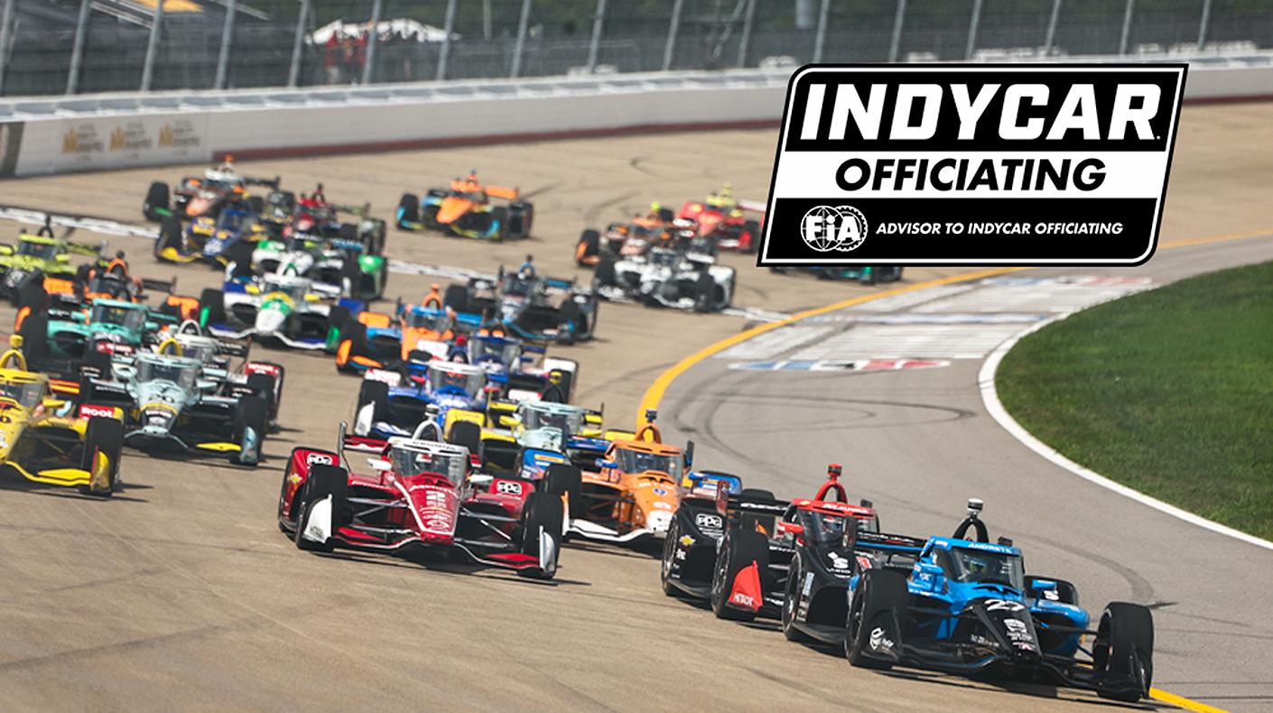 Indycar officiating graphic