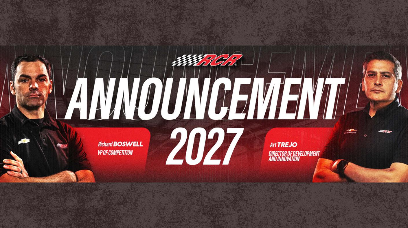 Richard Childress Racing announcement graphic.