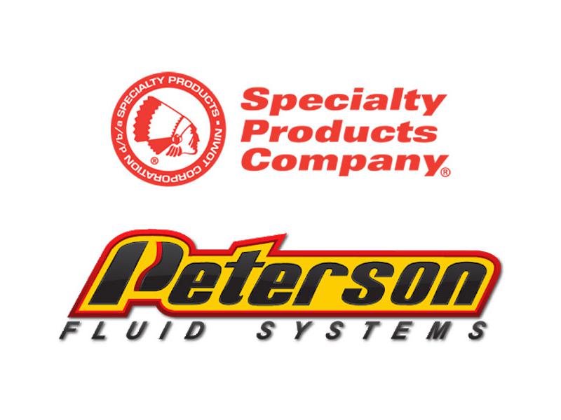 Specialty Products Company logo, Peterson Fluid Systems logo