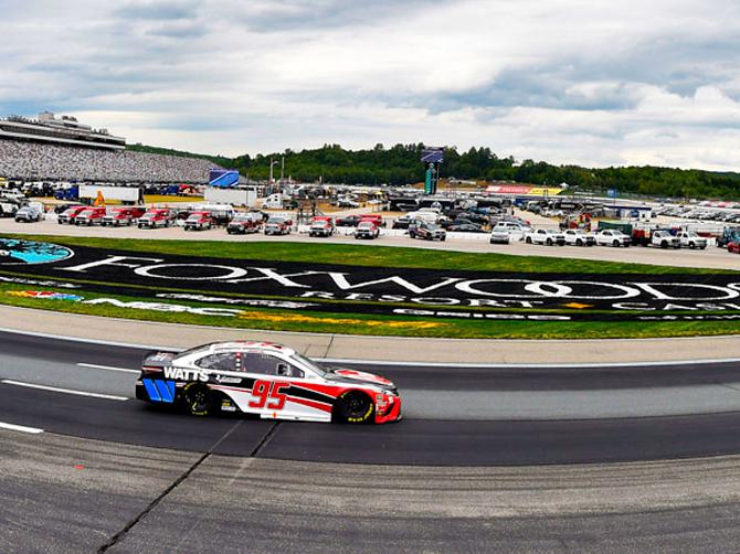 LFR No. 95 Toyota Christopher Bell on track during the Foxwoods Resort Casino 301 on August 2, 2020