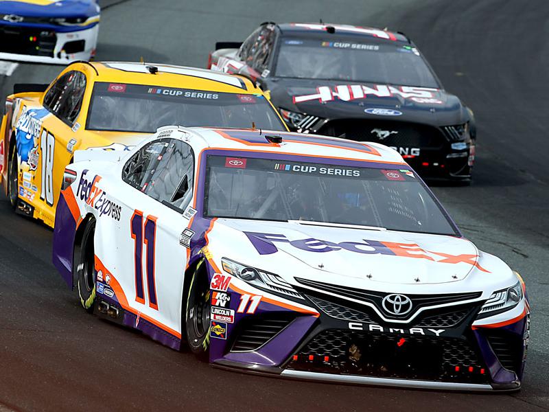 Monster Energy NASCAR Cup Series competitors on track