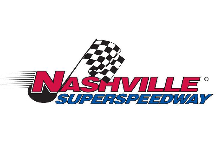 Nashville SuperSpeedway logo and Erik Moses