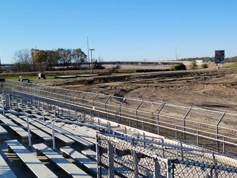 Circle City Raceway in the build process