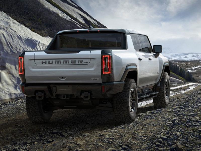 Photo of the rear of the Hummer EV courtesy of The Mint 400
