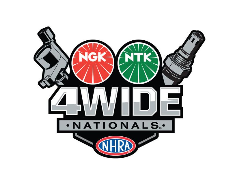 NGK NTK NHRA 4-Wide Nationals logo