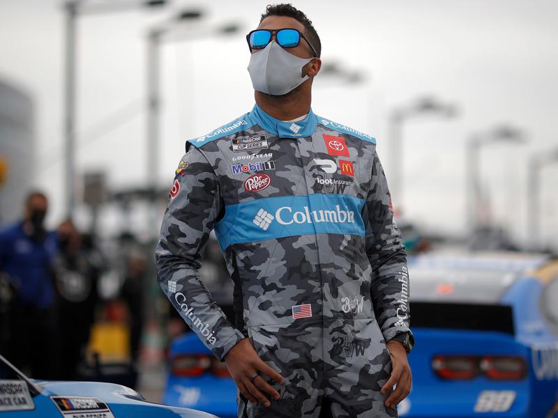 Photo of Bubba Wallace courtesy of NASCAR