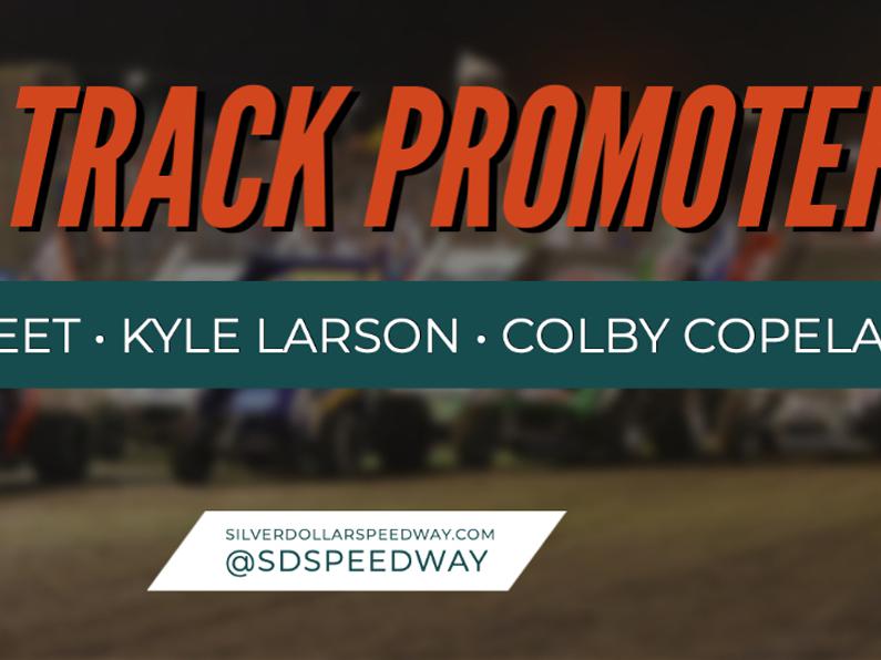 Larson, Sweet, And Copeland Named As Promoters For Silver Dollar Speedway