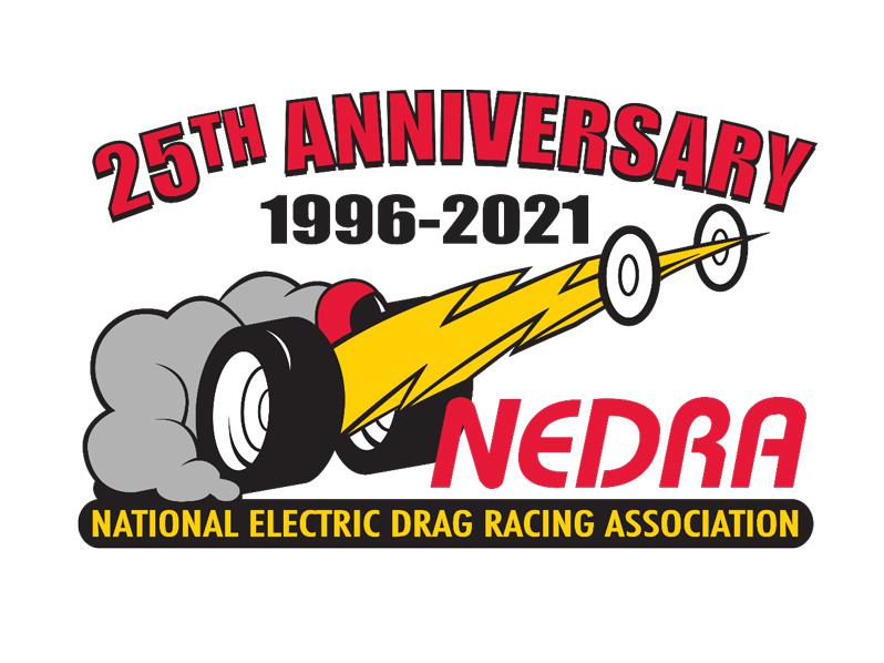National Electric Drag Racing Association (NEDRA) logo