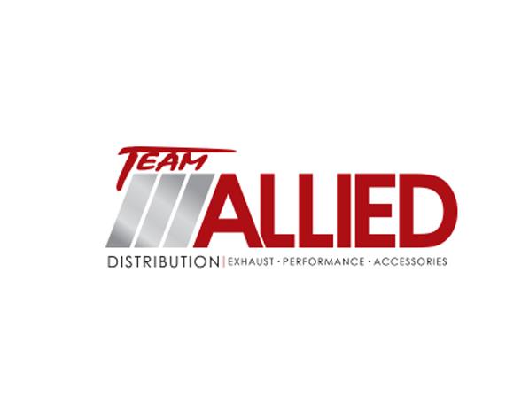 Team Allied Distribution logo, Indy Exhaust Products logo