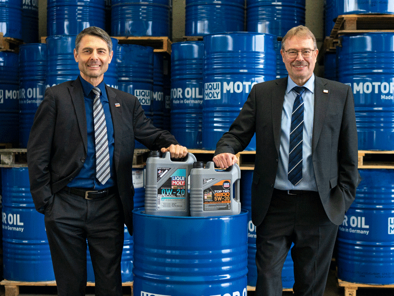 Liqui Moly, Dr. Uli Weller (left) and Günter Hiermaier (right)
