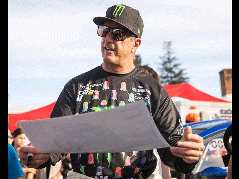Ken Block. Photo courtesy of American Rally Association