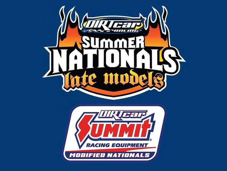 DIRTcar Summer Nationals logo