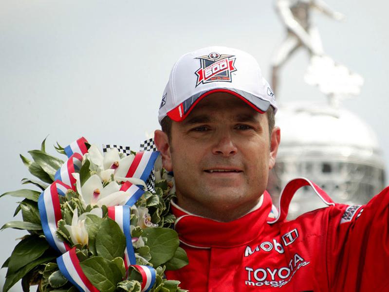 Gil de Ferran in Indy 500 Victory Lane