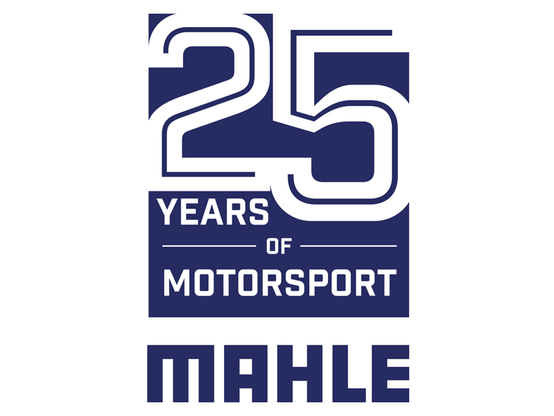 MAHLE Motorsport 25th Anniversary 25 Years of Motorsport logo