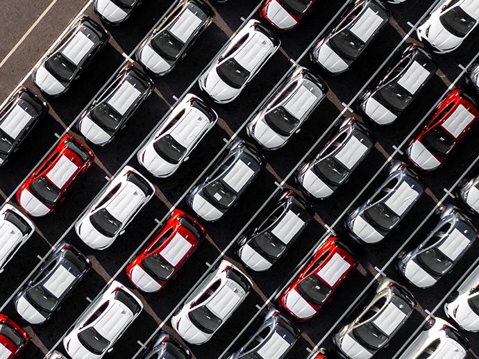 automobiles stock image