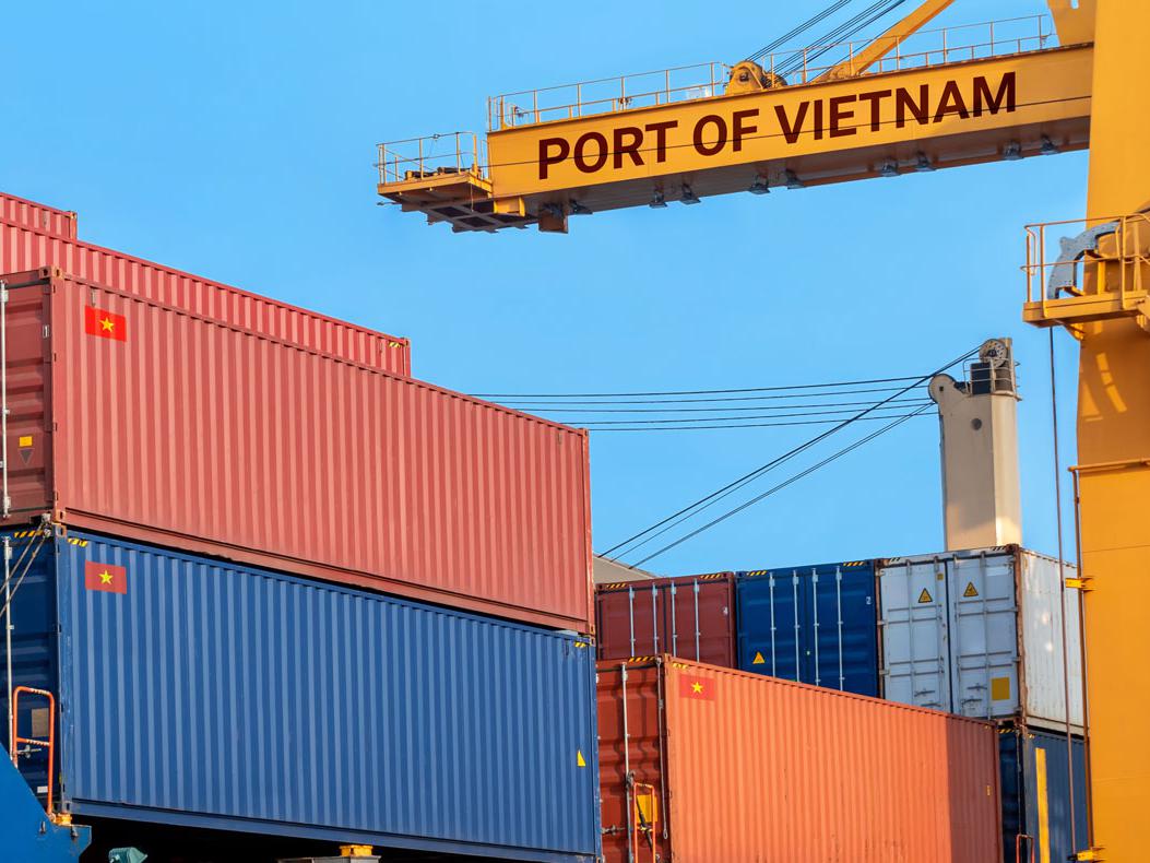 Image of Vietnam port courtesy of Shutterstock