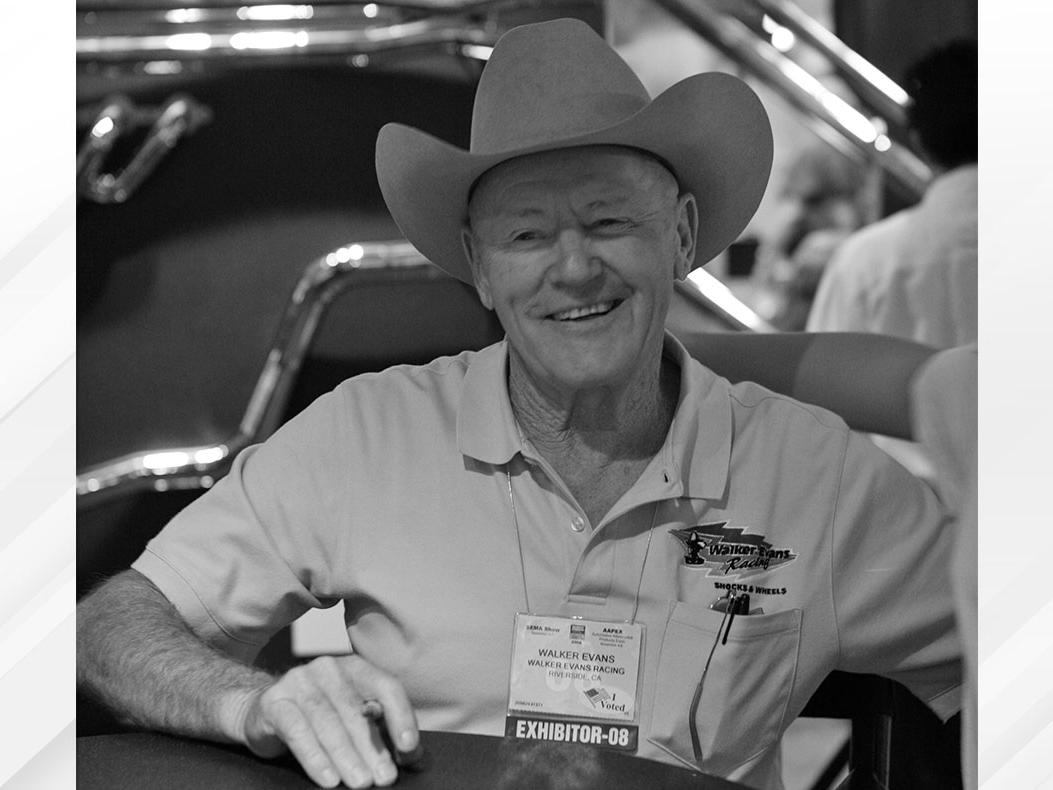 SEMA Hall of Fame Inductee and Off-Road Racer, Walker Evans, 86
