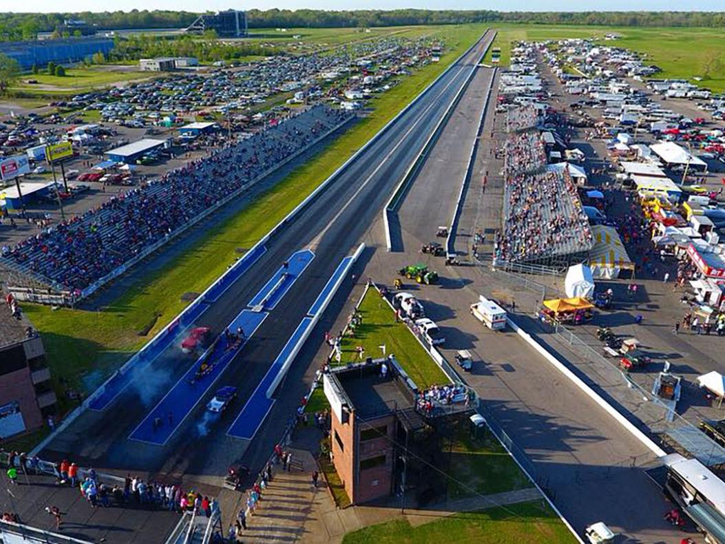 Image of Memphis International Raceway courtesy of IHRA/Facebook