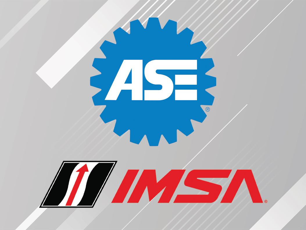 ASE and IMSA logos