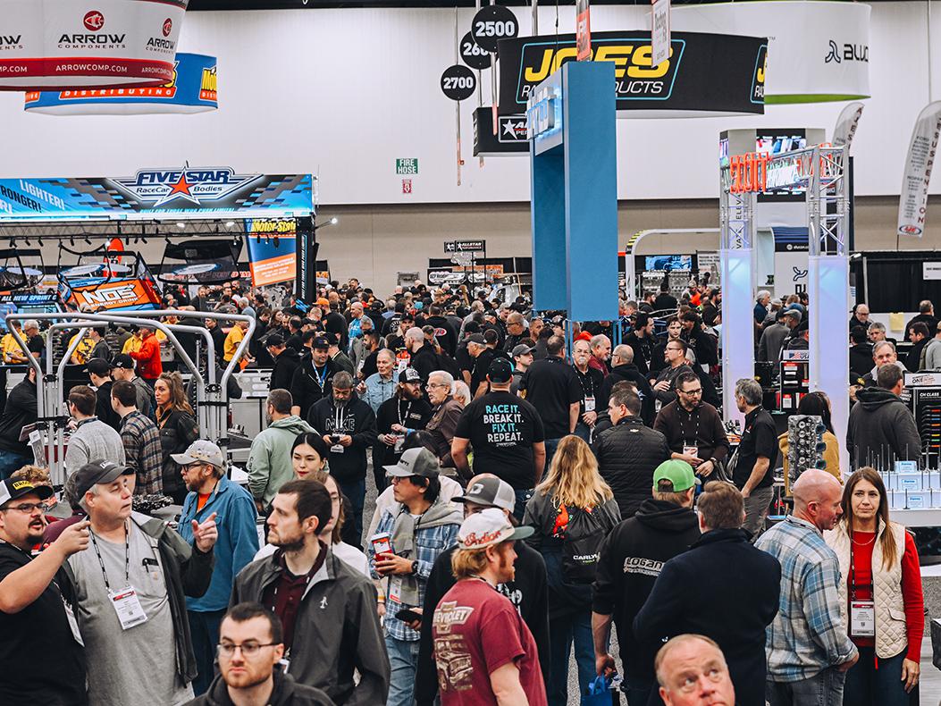 A packed PRI Show floor.