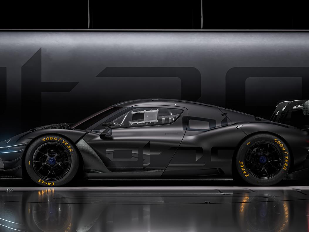 A rendering of the Genesis Magma GT3 Concept.