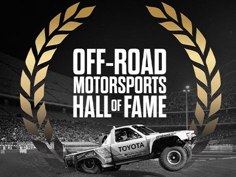 Off-Road Motorsports hall of fame event graphic