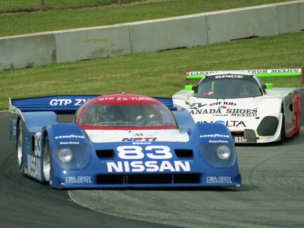 The championship-winning Nissan NPT90 will be on display at the Rolex Monterey Motorsports Reunion.