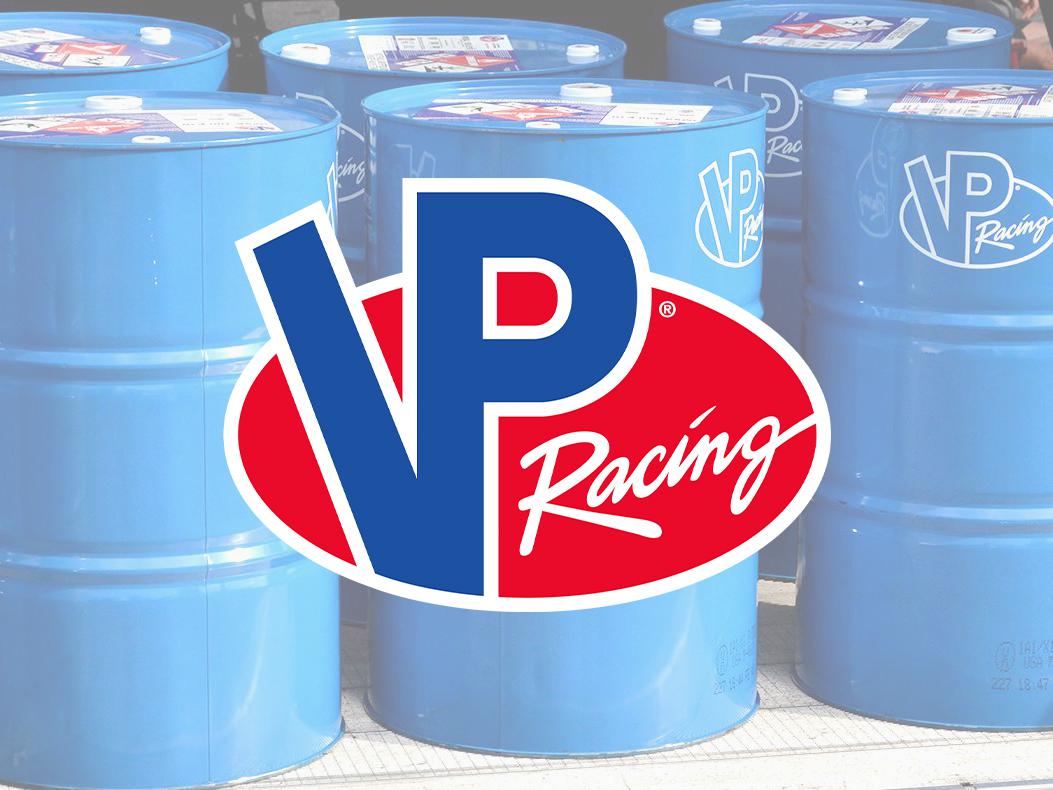 VP Racing barrels and logo.