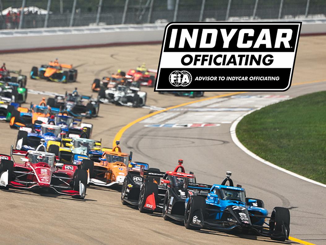 Indycar officiating graphic